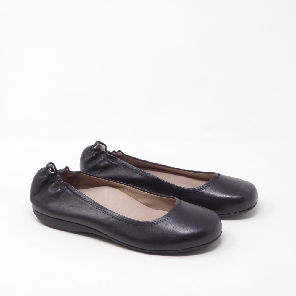 Abeo Women Flats Black Leather B.I.O.system Tammy AT0357 7.5 Metatarsal